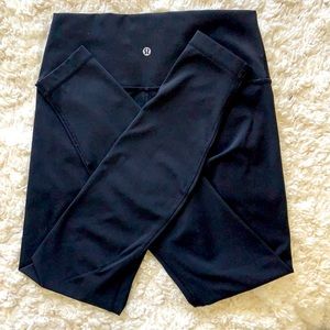 Lululemon Wunder Under Black HR High Rise 28”